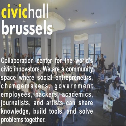civic hall - A space for civic innovation network