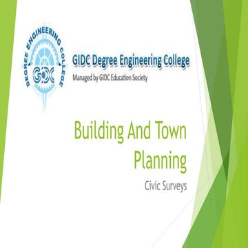 Civic survey- Building And Town Planning-GTU-Civil Engineering