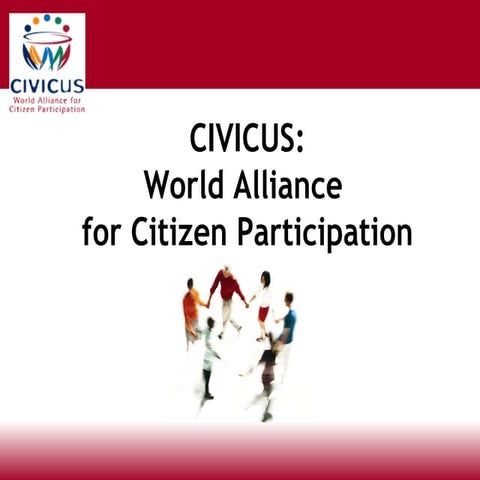 CIVICUS Membership presentation