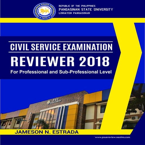 Pangasinan State University Civil Service Examination Reviewer