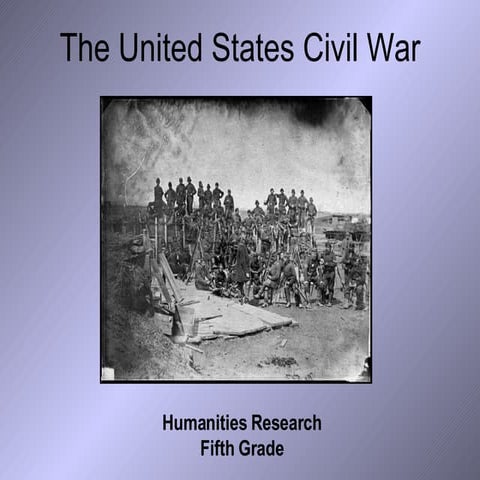 Civil War Research 5th Grade