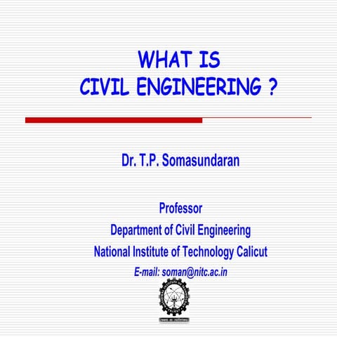 Civil and Architectural Engg - an INtroduction by Prof T P Somasundaram 