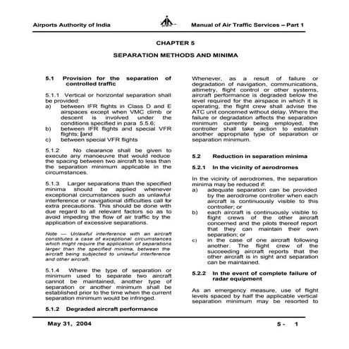 civil aviation and its importance and applicable separation.pdf