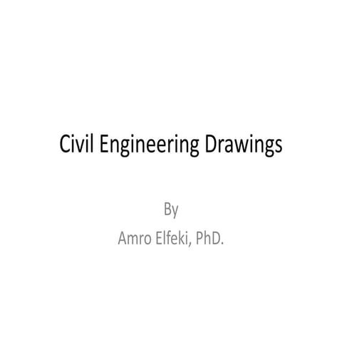 Civil Engineering Drawings (Collection of Sheets)