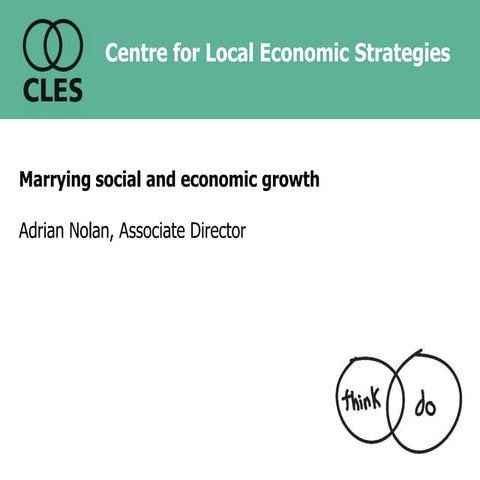 Civil Economy: marrying social and economic growth