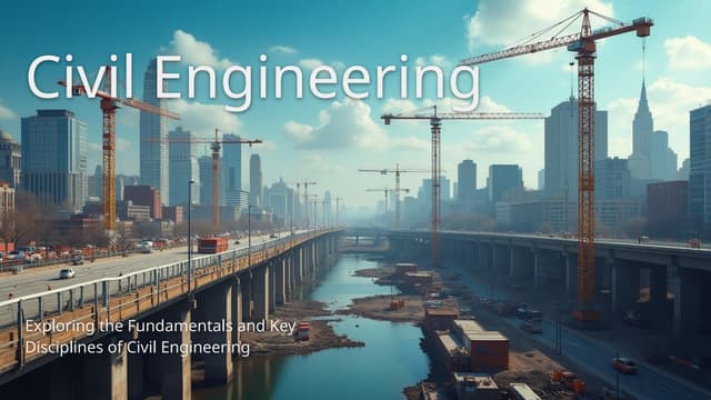 basics of civil engineering | PPTX