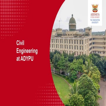 Civil  Engineering  at Ajeenkya DY Patil