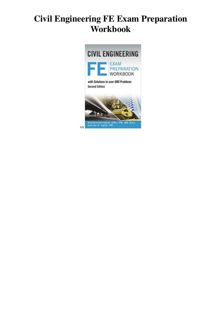 Workbooks civil engineering fe exam preparation workbook : Civil engineering fe exam preparation workbook