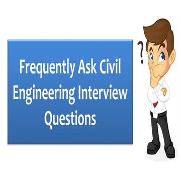 Civil engineering interview question and answers
