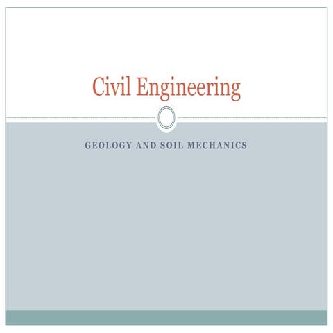 Civil Engineering Introduction