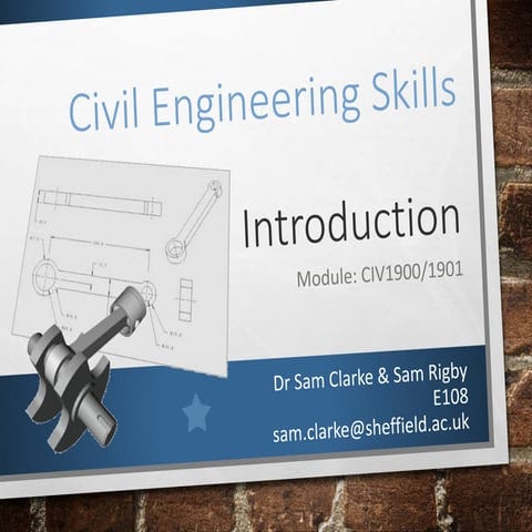 Civil Engineering Skills - Introduction