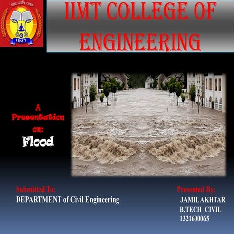 Civil flood ppt