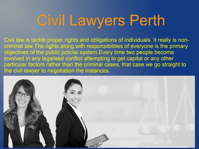 Civil lawyers perth