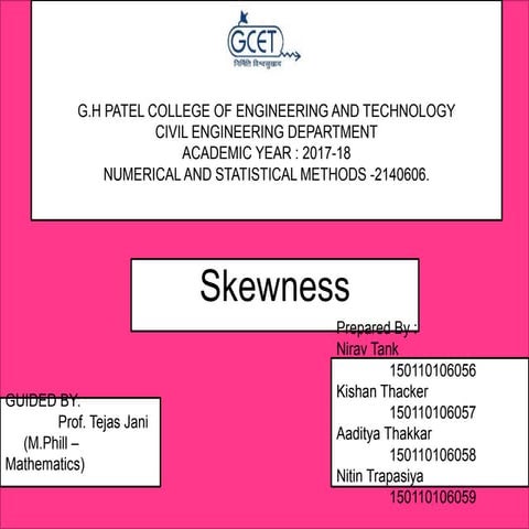 Skewness economics