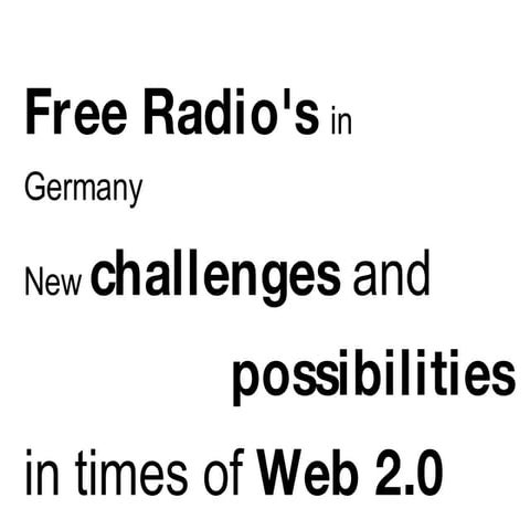 Civilmedia07 Free Radio Germany Stefan Tenner