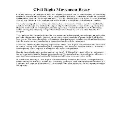 Civil Right Movement Essay.pdf