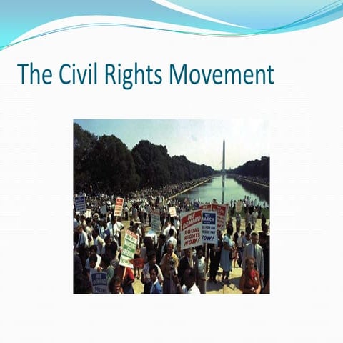 Civil rights movement | PPTX