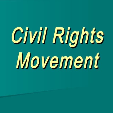 Civil rights movement 