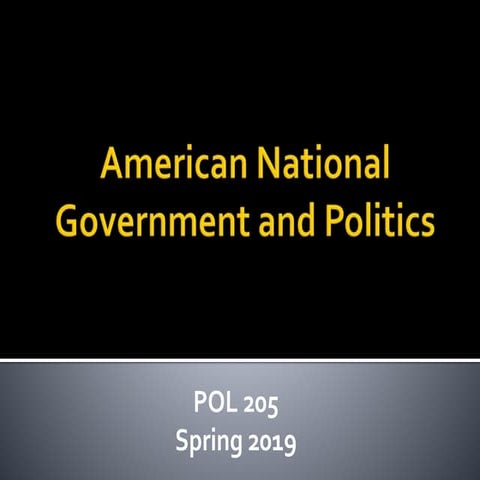 POL 205 Civil Rights