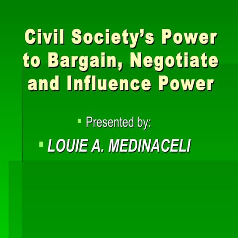 Civil society and public administration