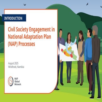Civil Society Engagement in National Adaptation Plan Processes