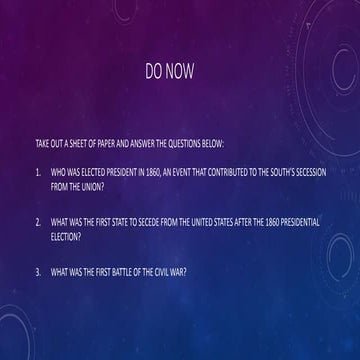 Civil war begins part 2