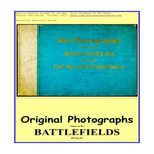 Civil War Photographs Book