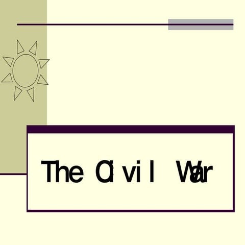 Civil War Presentation | PPT