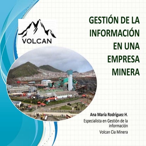 Gestión de la Información en una empresa minera