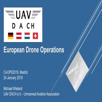 Concept for Cross Boarder Drone Operations in Europe
