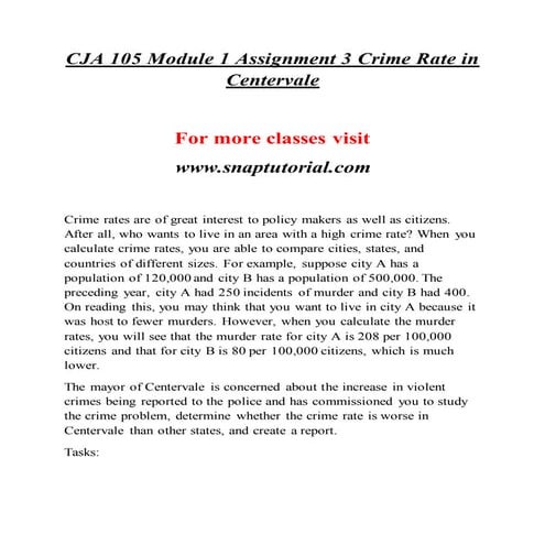 Cja 105 Enthusiastic Study / snaptutorial.com