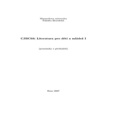 Cjbc03 liter. pro děti a mládež i