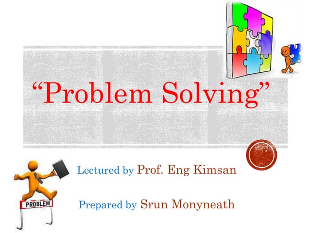 Problem Solving | PPT