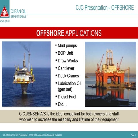 CJC presentation-OFFSHORE sector