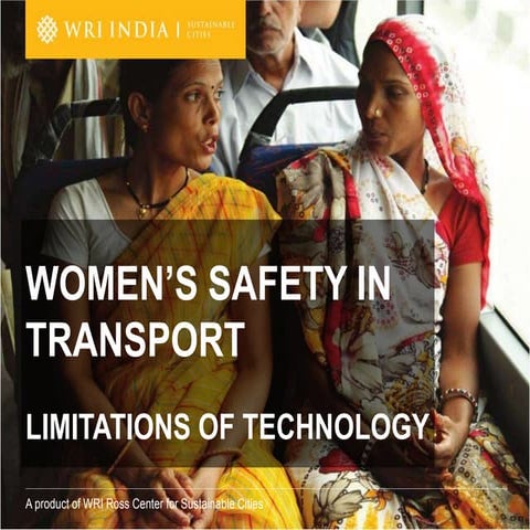 The Bus Stop: An overlooked dimension of women’s perception of security ...