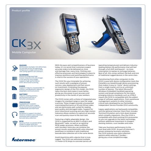 Ecom i.roc® Ci70 Hazardous Area ATEX Certified PDA | PDF