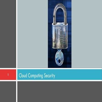 Cloud computing Security