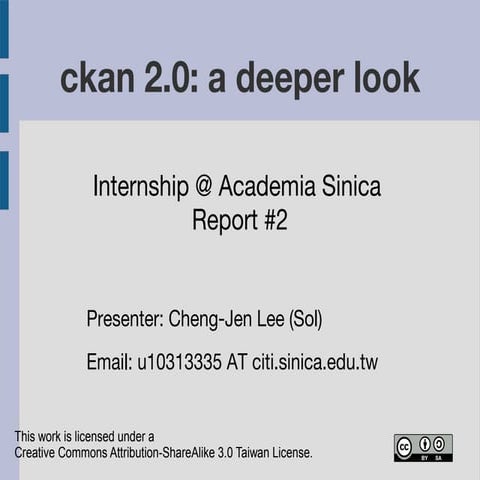 ckan 2.0: a deeper look
