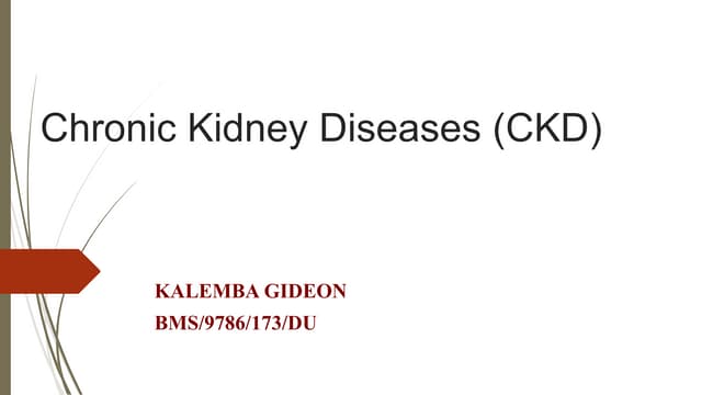 Chronic Kidney Disease | PDF
