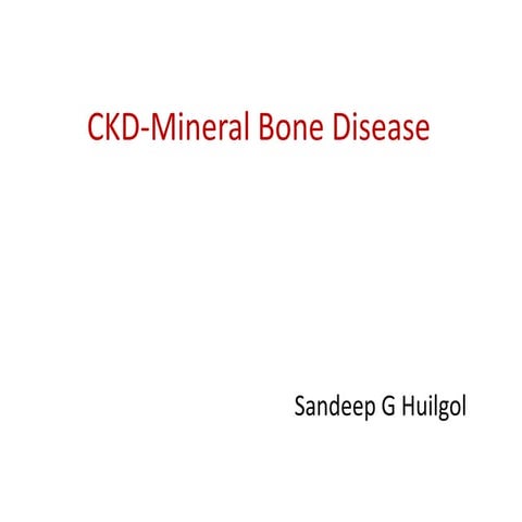 Chronic Kidney Disease MBD Part 1