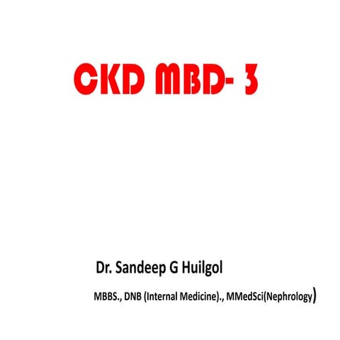 Chronic Kidney Disease MBD 3