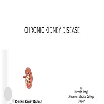 Chronic Kidney Disease 