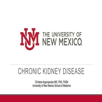 Chronic Kidney Disease Update 2019