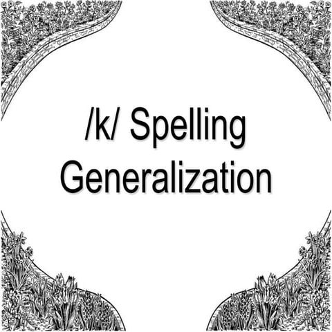 C K Ke Ck Generalization