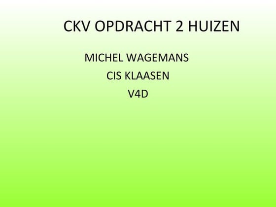 CKV architectuur | PPT