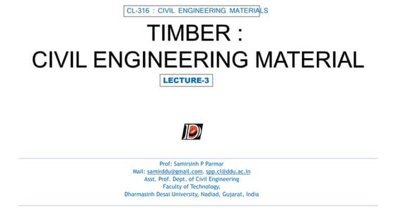 types of commercial Timber | PPTX