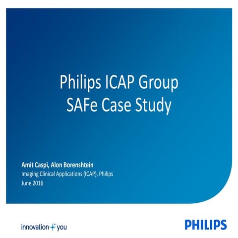 Agile Israel 2016 - Philips ICAP case study