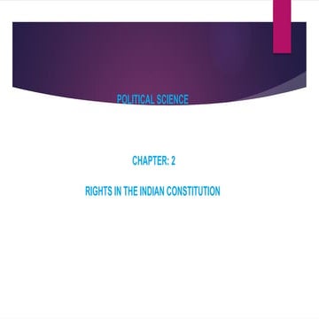 Fundamental rights in the Indian constitution | PPTX