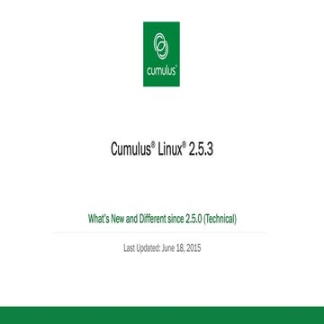 Cumulus Linux 2.5.3