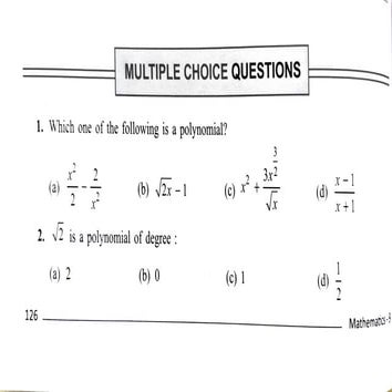 100 Polynomials Problems (With Solutions) | PDF